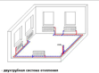 Двухтрубная схема отопления в Орске